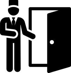 Bell Boy Stencil Svg Design File, Free Vectors File